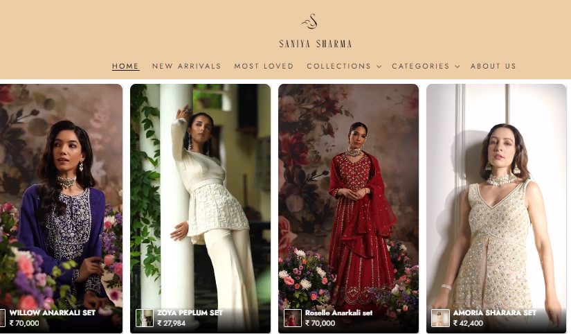 Label Saniya Sharma online store